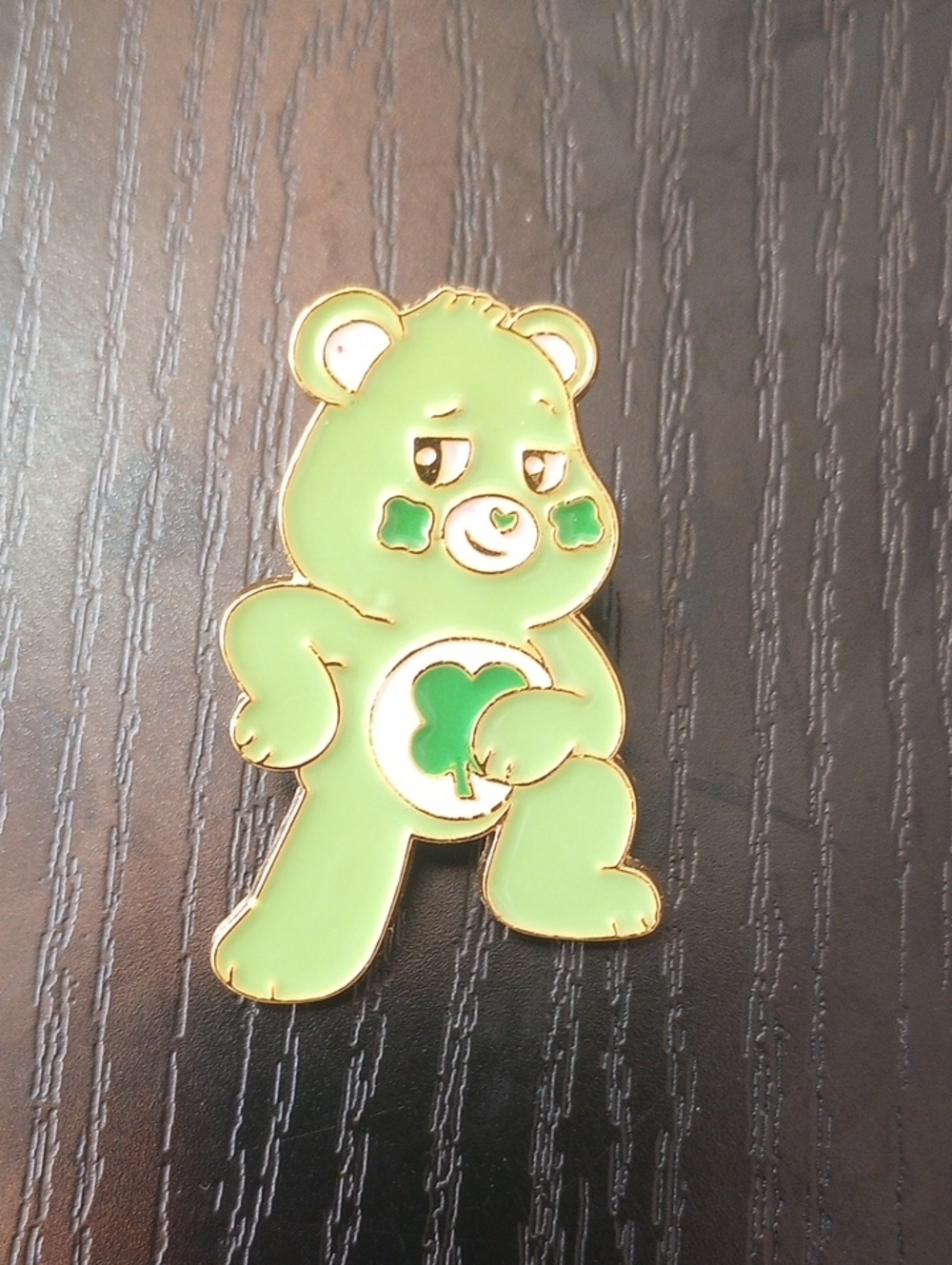 Care Bears Green Good Luck Bear Enamel Pin Brooch
